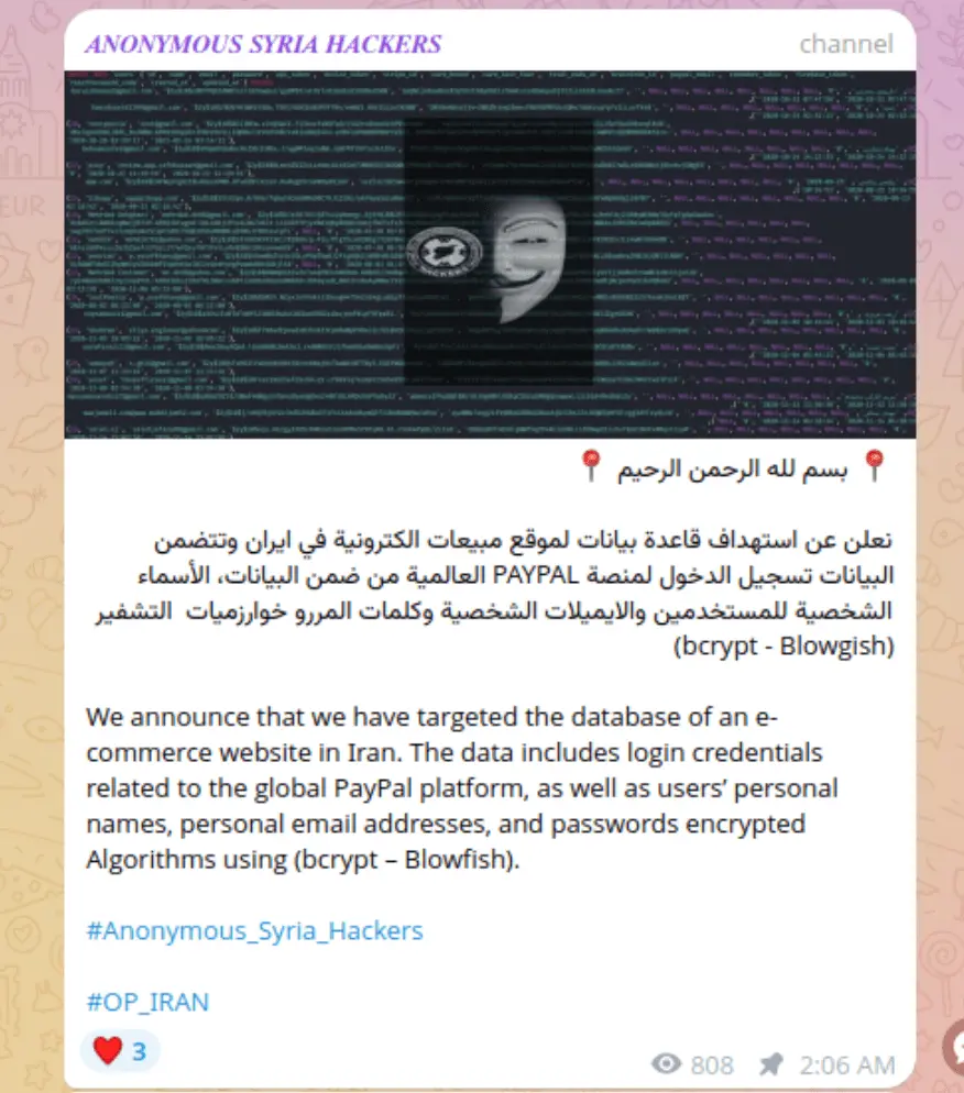 anonymous syria hackers 2