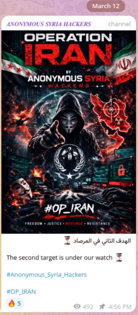 anonymous syria hackers