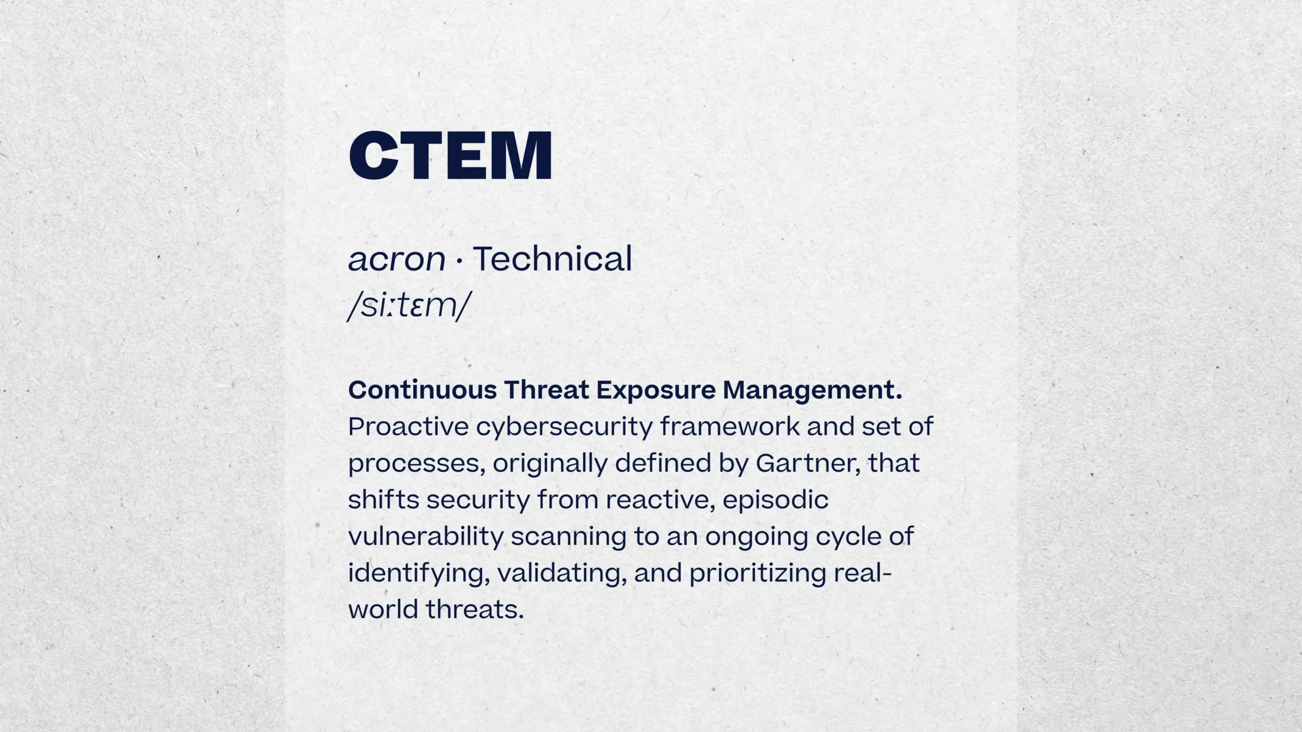 What’s CTEM? Continuous Threat Exposure Management Explained
