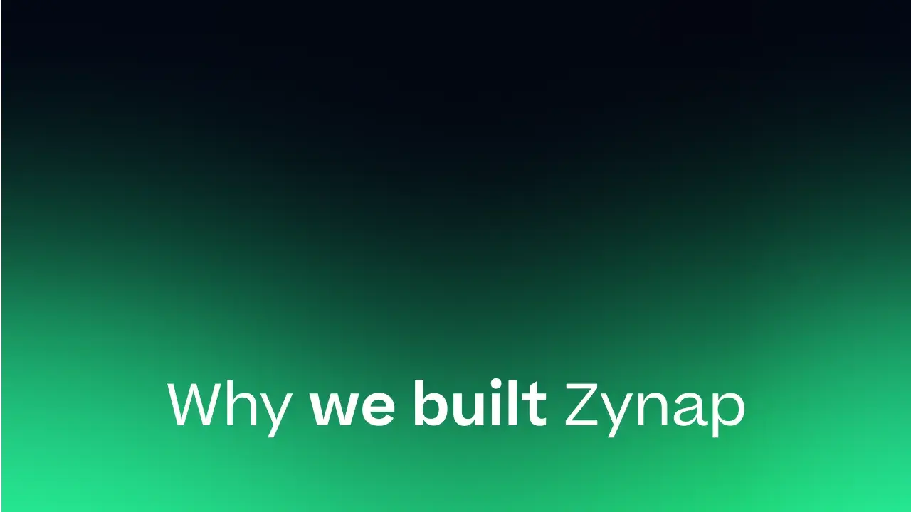 zynap why we built V3